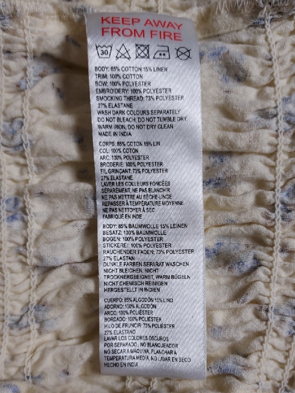 Urban Outfitters Kimchi Blue Cottagecore Grandmacore Coquette Western Top L - Picture 9 of 10